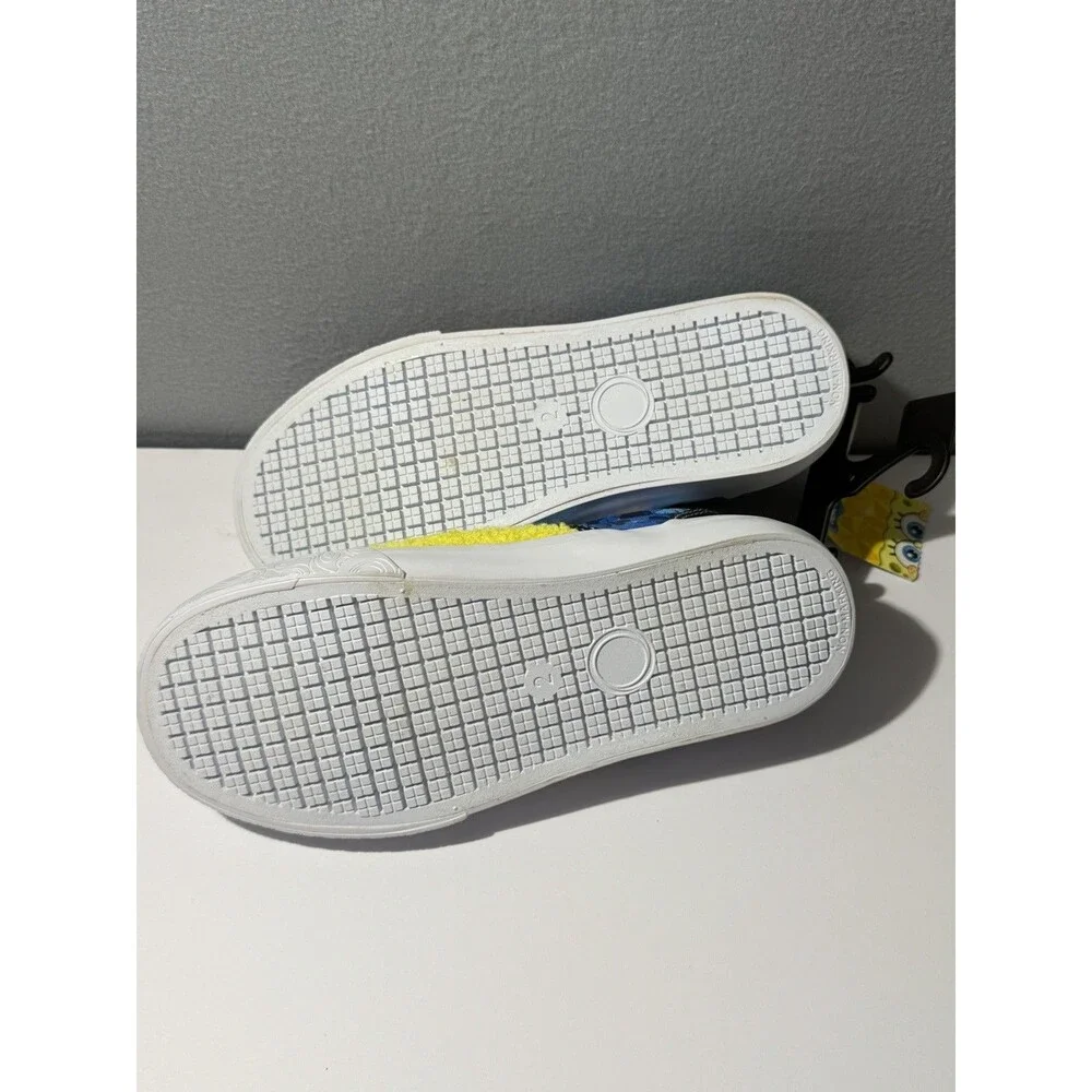 NWT Fleece Sz 2 SpongeBob SquarePants & Patrick Slip on Shoes. Unique NWT